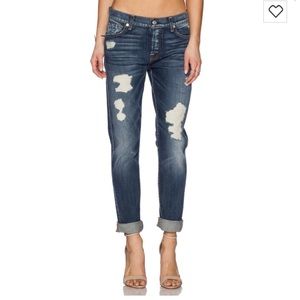 7 for all Mankind Josefina Skinny Boyfriend Jeans