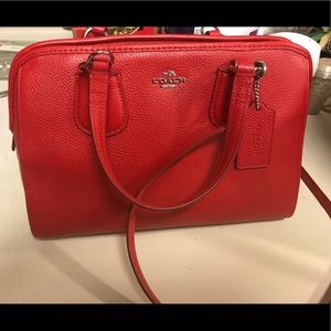 Preloved coach mini satchel