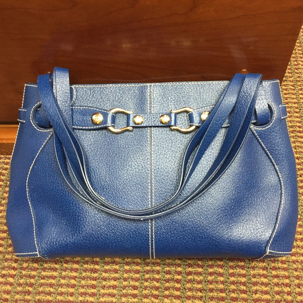Blue Kate Spade bag