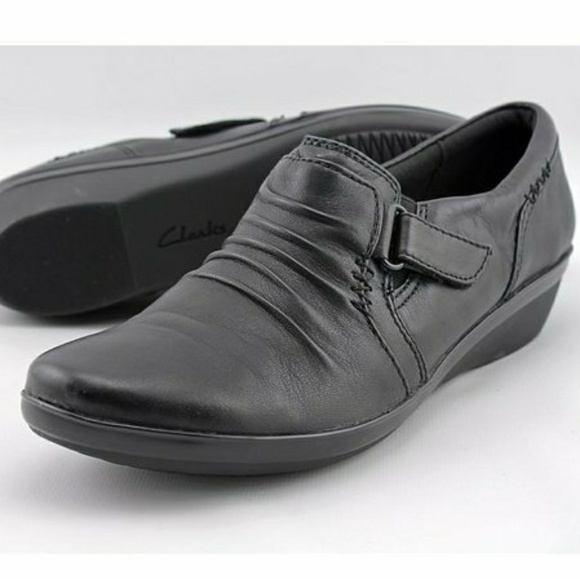 Clarks Shoes - Clarks everlay coda black leather Loafer