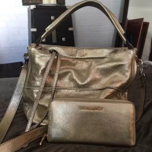 Genuine Italian Leather Bag w/ Wallet