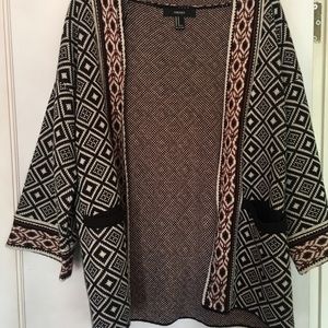 Tribal print cardigan