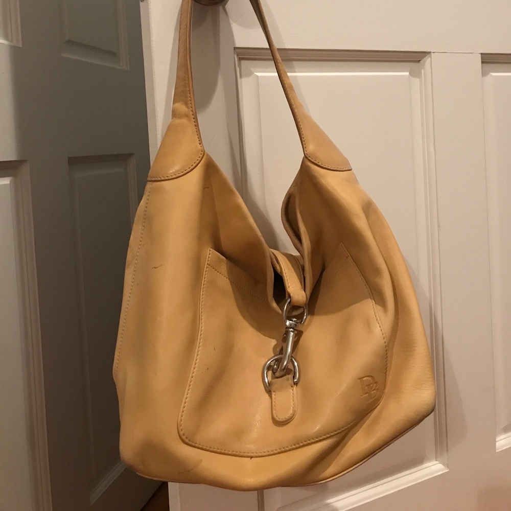 Yellow Dooney and Bourke Shoulder Bag