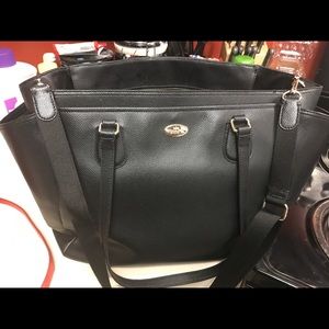 Beautiful preloved coach diaper/weekend bag