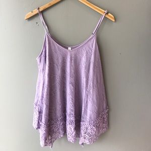 Lavender Lace Top