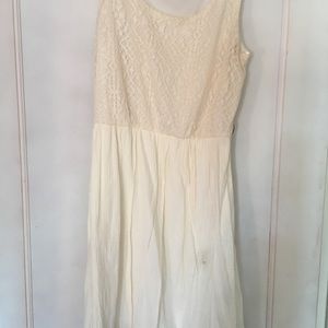 Cream dress