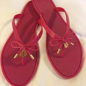 Tory Burch Jelly Bow Thong Sandal