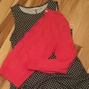 Coral cardigan