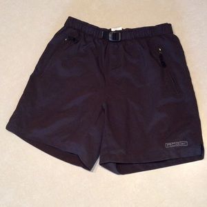 Black men's padded bike shorts