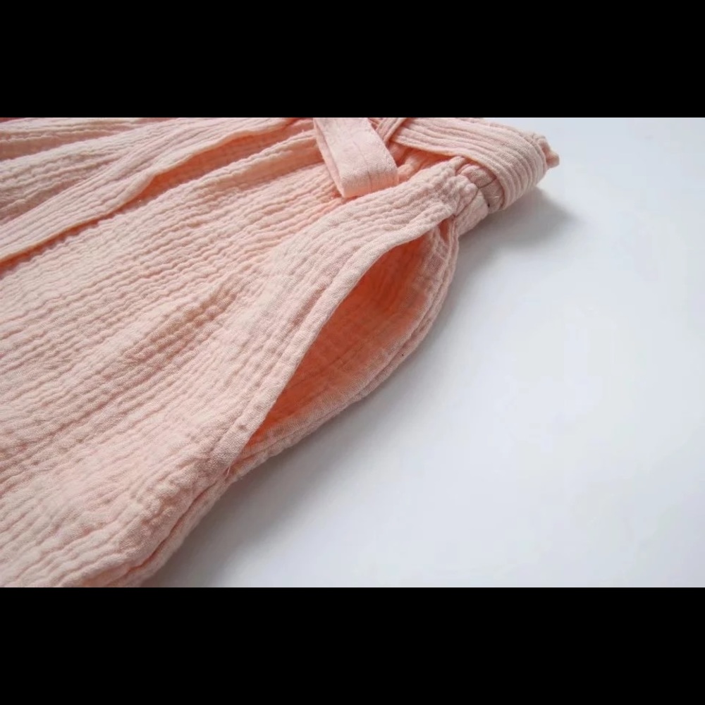 Linen High Waist Boho Shorts - Picture 6 of 6