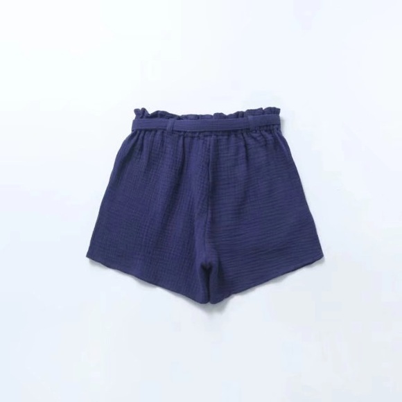 Linen High Waist Boho Shorts - Picture 4 of 6