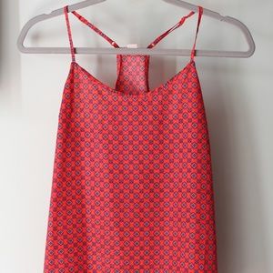 J. Crew Factory Printed Racerback Cami Top