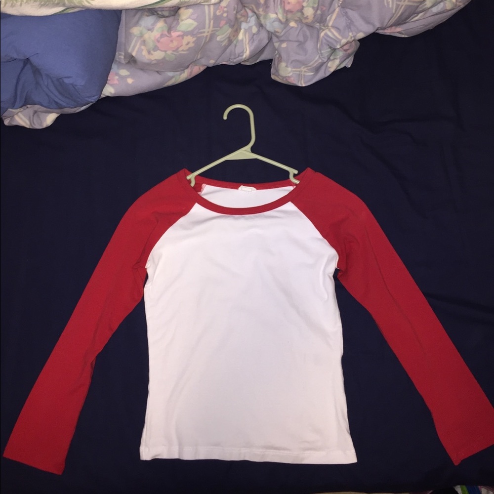Long sleeved baseball tee