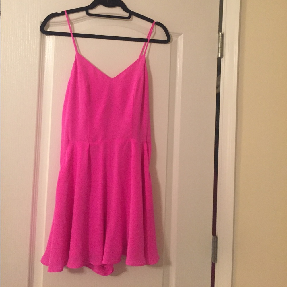 Lavender Brown Cami Romper