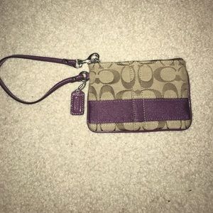 Authentic Coach wristlet
