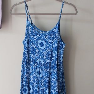 Blue Patterned Sundress