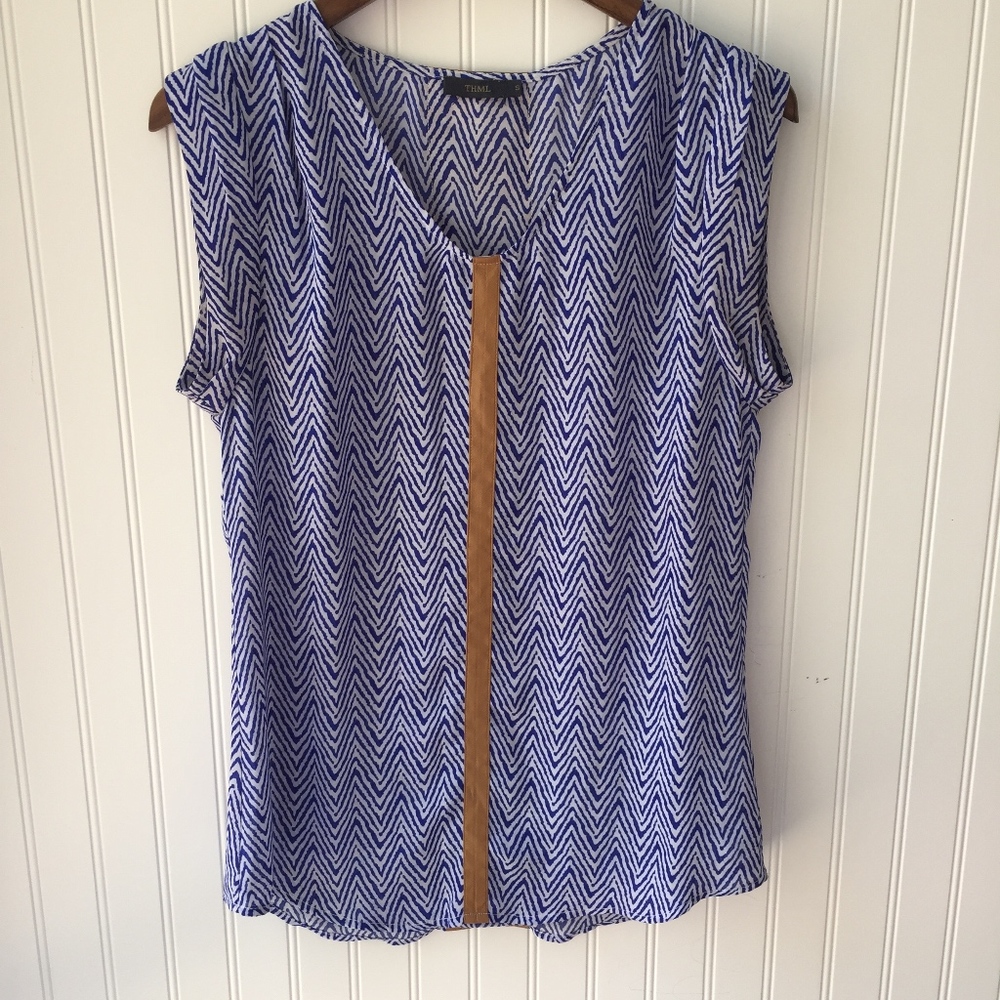 CLOSING FRIDAY •THML• Mixed Material Top