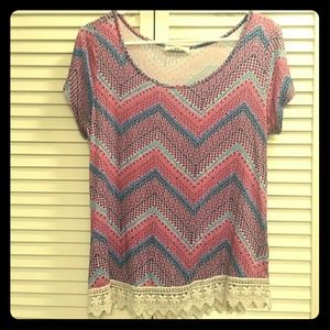 Bohemian short sleeve top