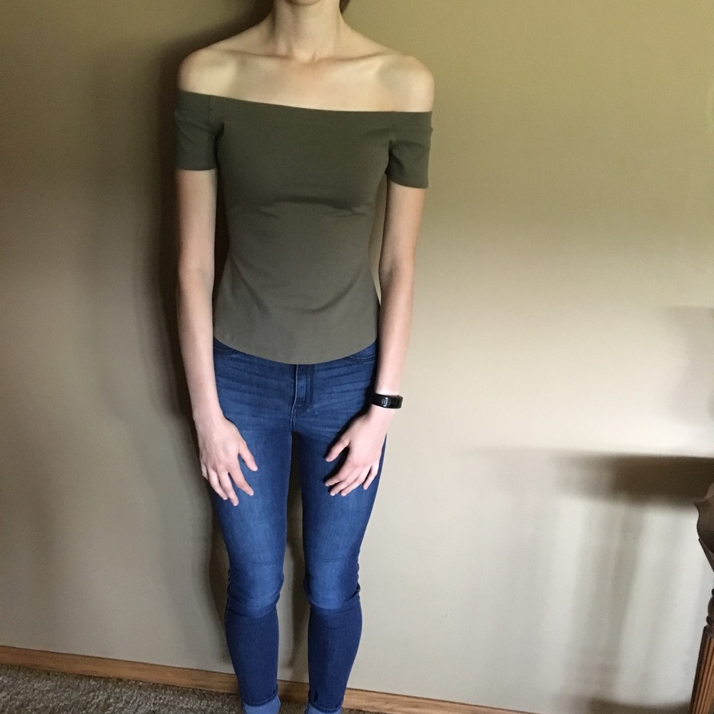 Off the shoulder shirt