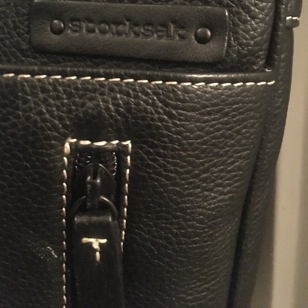 Stocksak messenger leather bag - Picture 3 of 8