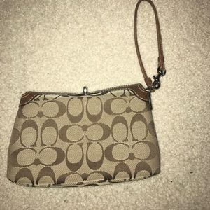 Authentic Coach wristlet