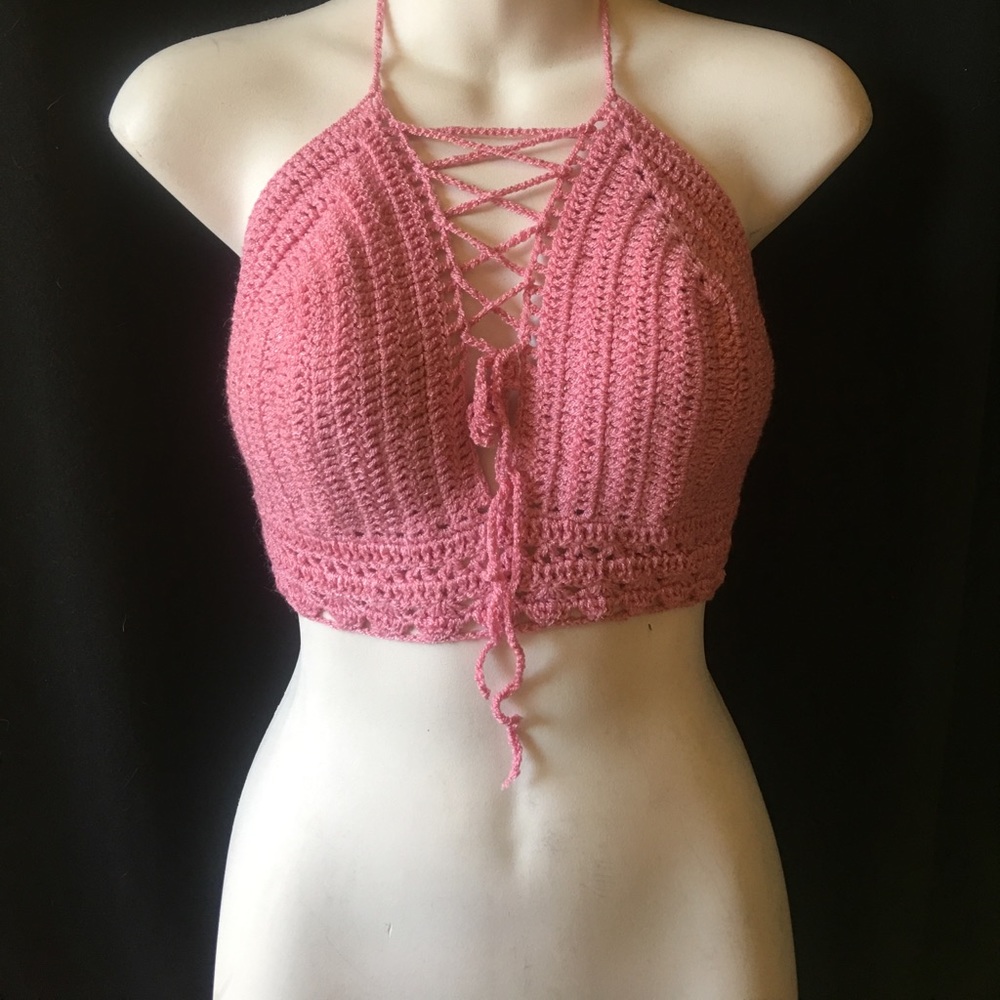 Rose crochet top