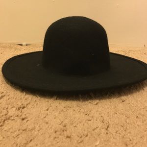 Forever 21 Black Wide Brim Hat