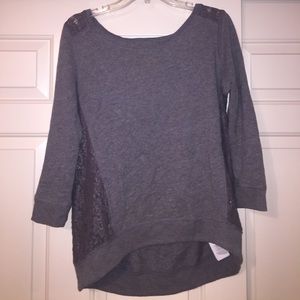 Hollister quarter sleeve top