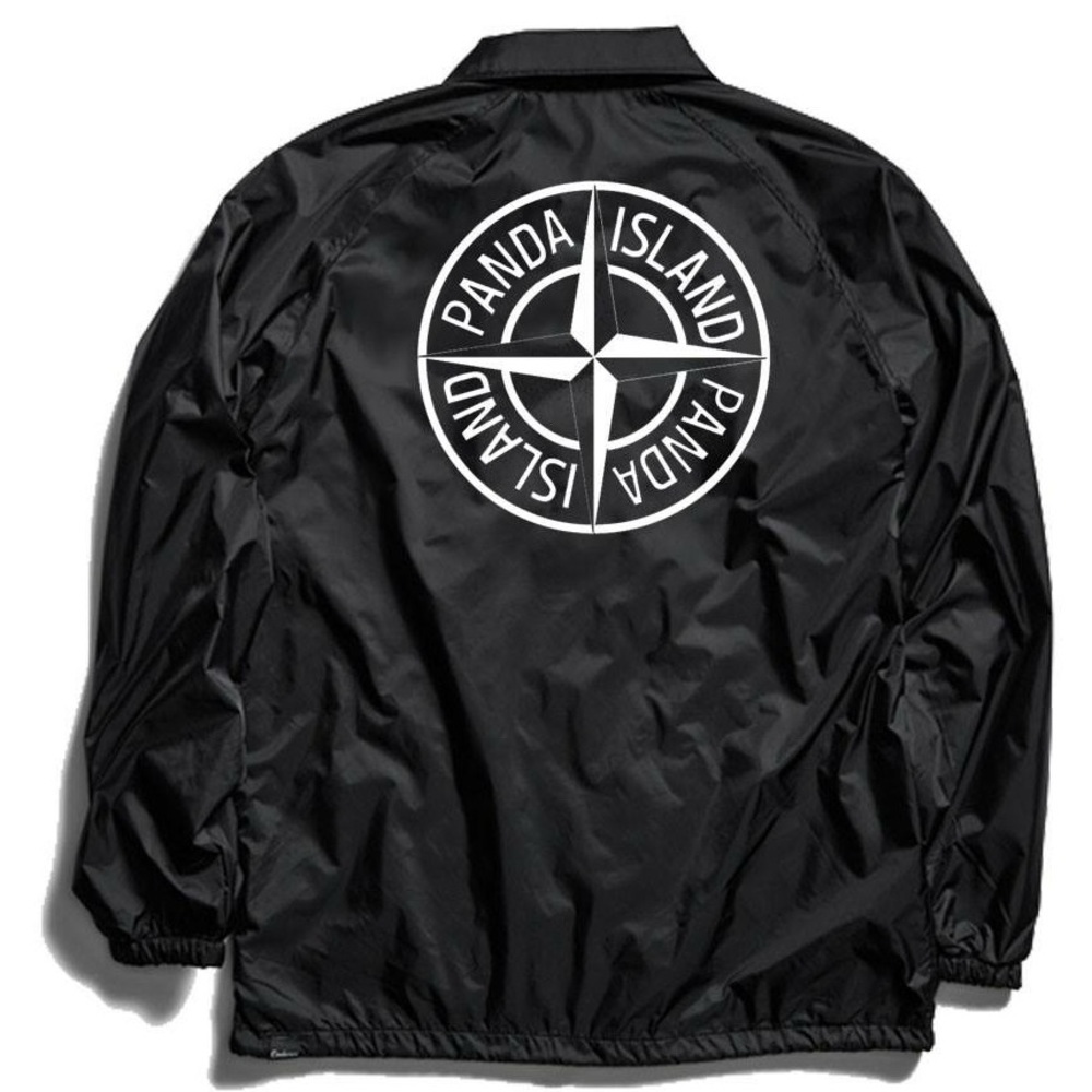 Panda Island Jacket patch also on both sleeves
