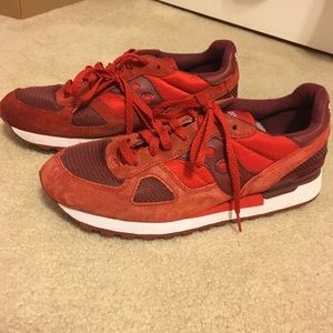 Red Saucony Shadow Orignals Size 8