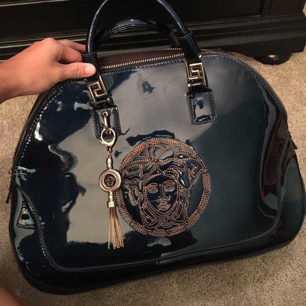 Versace Dark Blue handbag