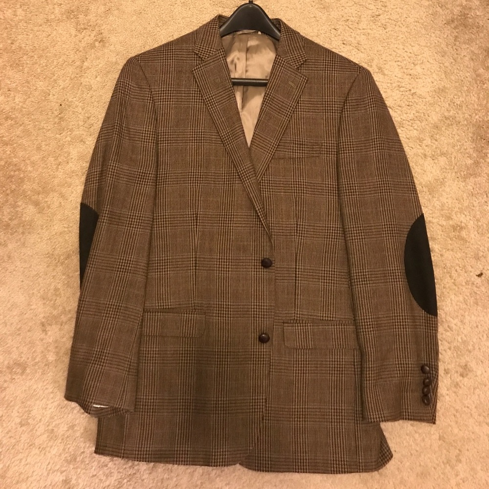 Ralph Lauren Trim Fit Tweed Blazer