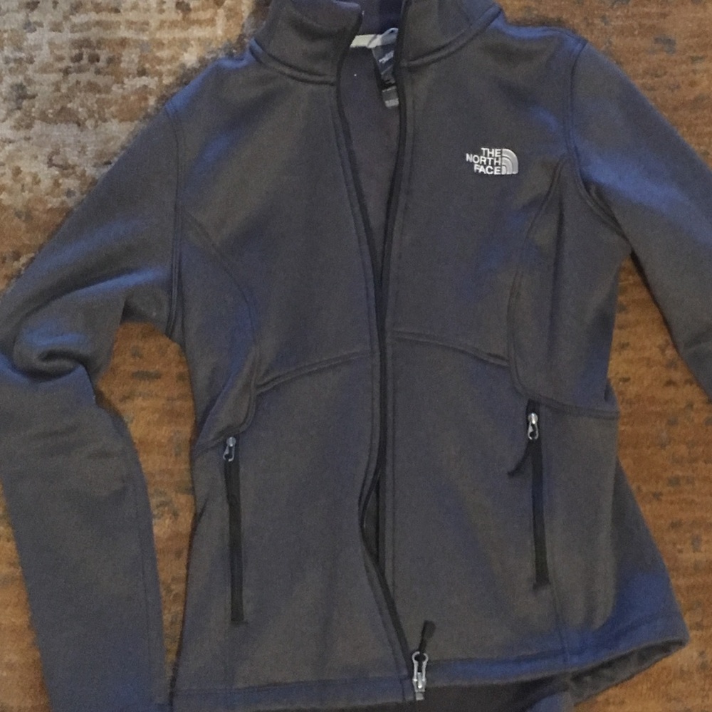 North Face soft shell full zip jacket