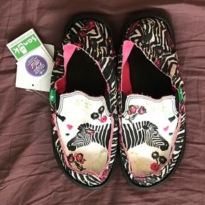 NWT Sanuk Scribble II Shoes Slip-ons
