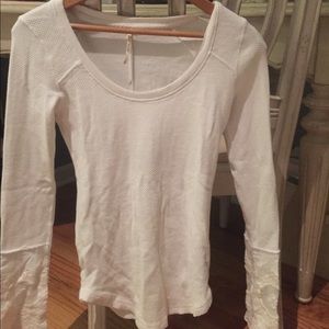 Thermal lace long sleeve