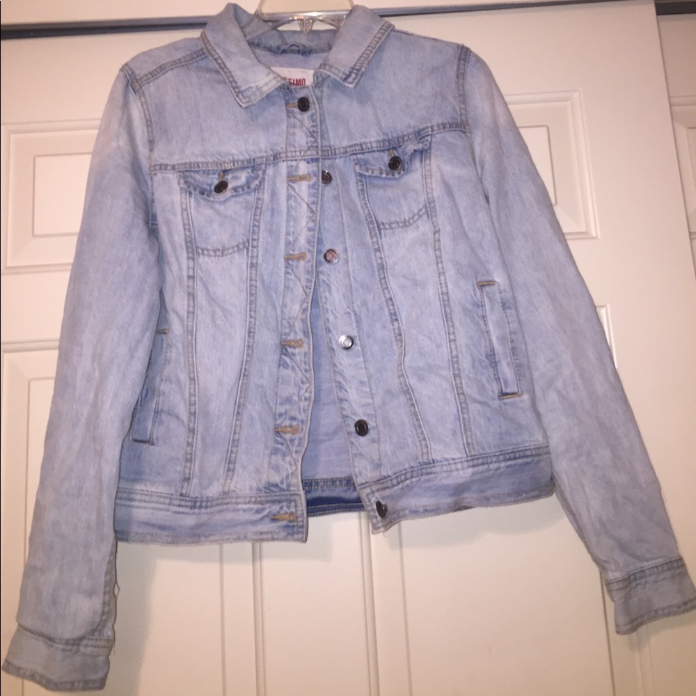 Light wash denim jacket