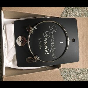 Brand new J personalized bangle bracelet