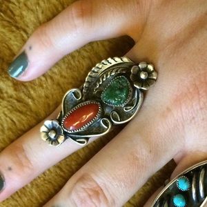 Old pawn sterling silver ring