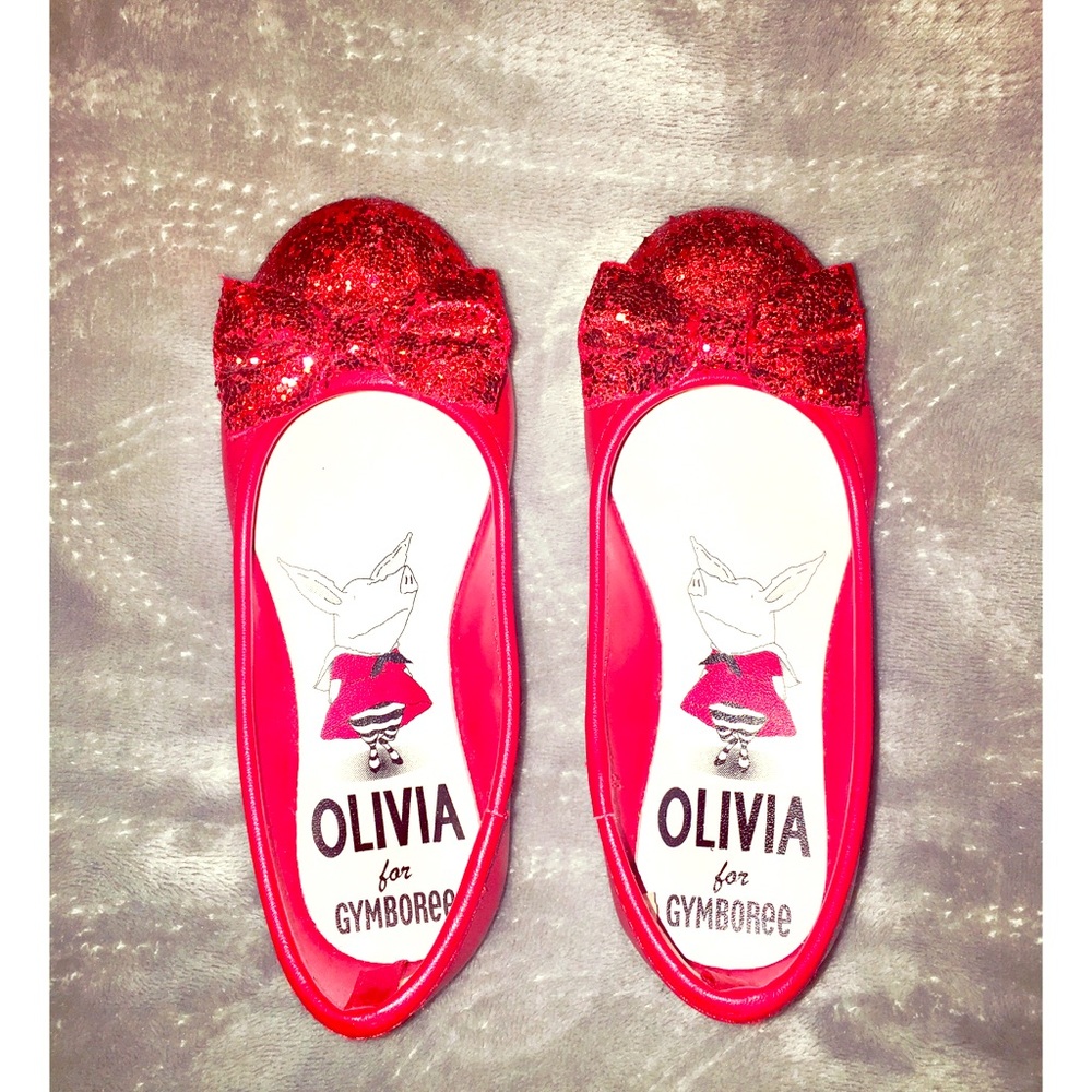 Gymboree Red "Olivia" Shoes Size 9