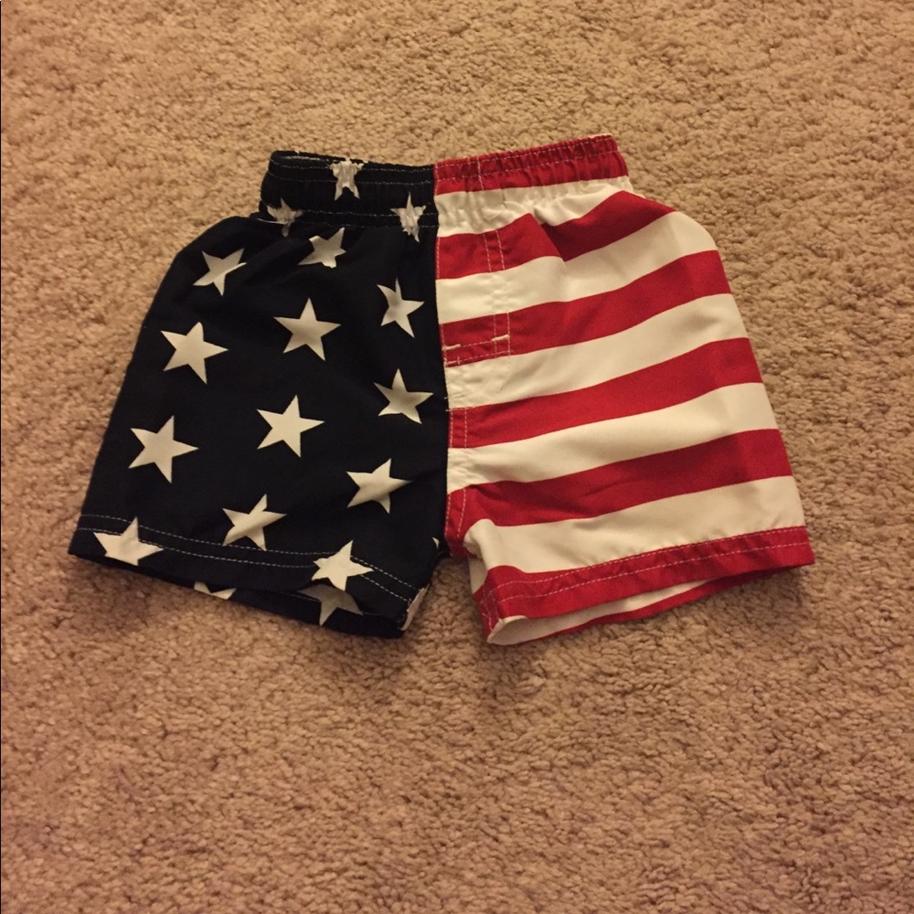 American Flag Bathing Suit Bottoms
