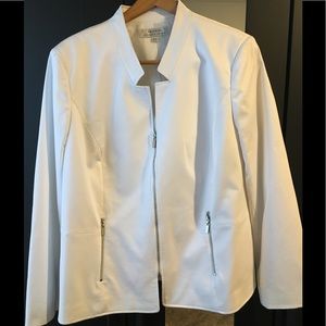 Tahari Zip Front Blazer