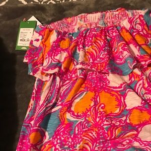 Lilly Pulitzer strapless top