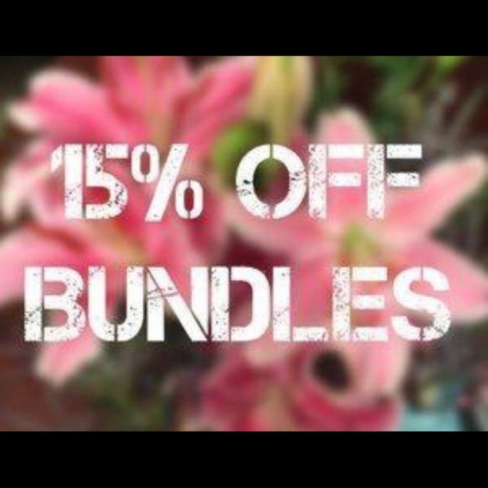 15% off bundles of 3 or more!!!!! ;-)