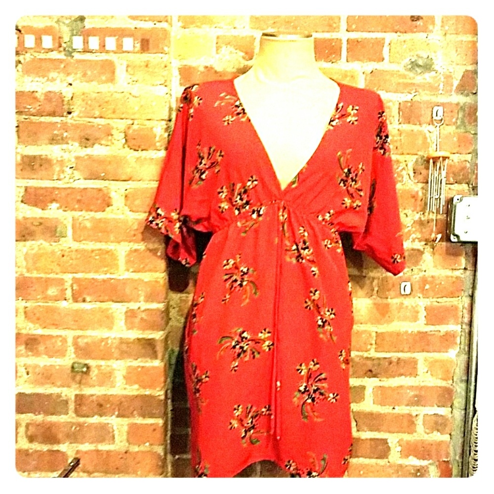 Floral Print Mini Dress