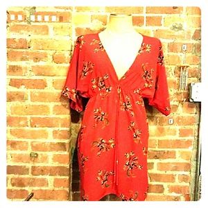 Floral Print Mini Dress