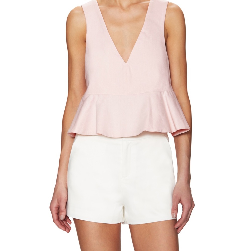 Alexis "Sawyer" Peplum Top BNWT