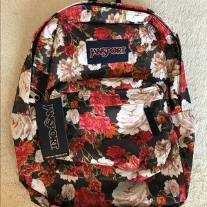 JanSport Super Break Backpack Multi-photo Flower