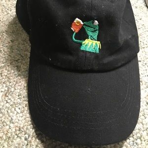 Kermit the frog même baseball cap
