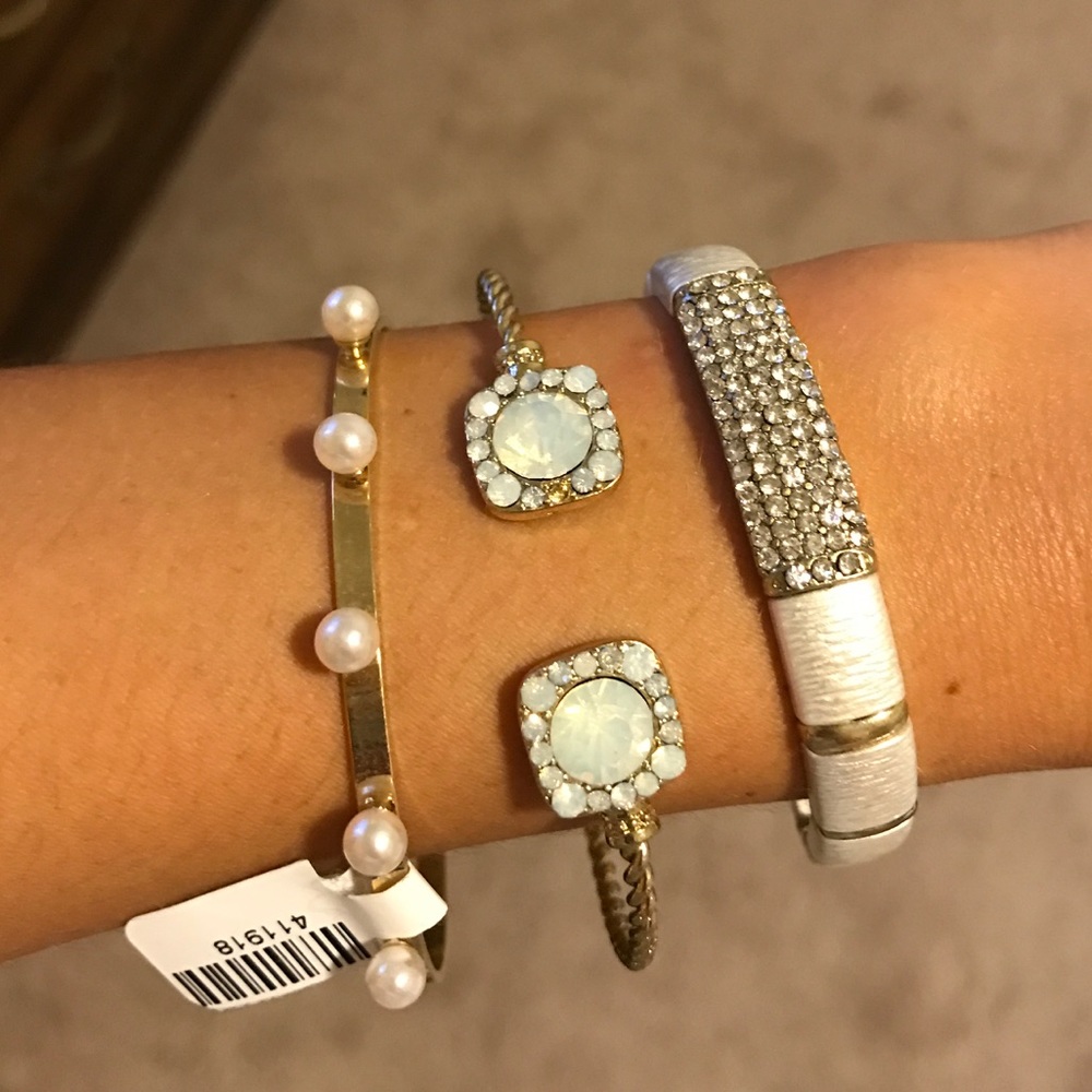 Gold, embellished bangles