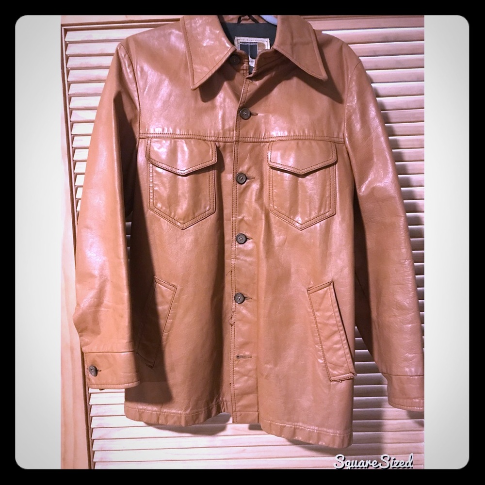 Vintage 70's William Barry leather jacket